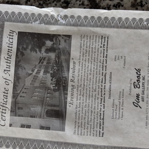 Evening Rainbow by Jim Booth - Picture 1 of 2